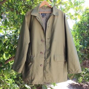 LUCKY BRAND VINTAGE INSPIRED GREEN TRENCH COAT